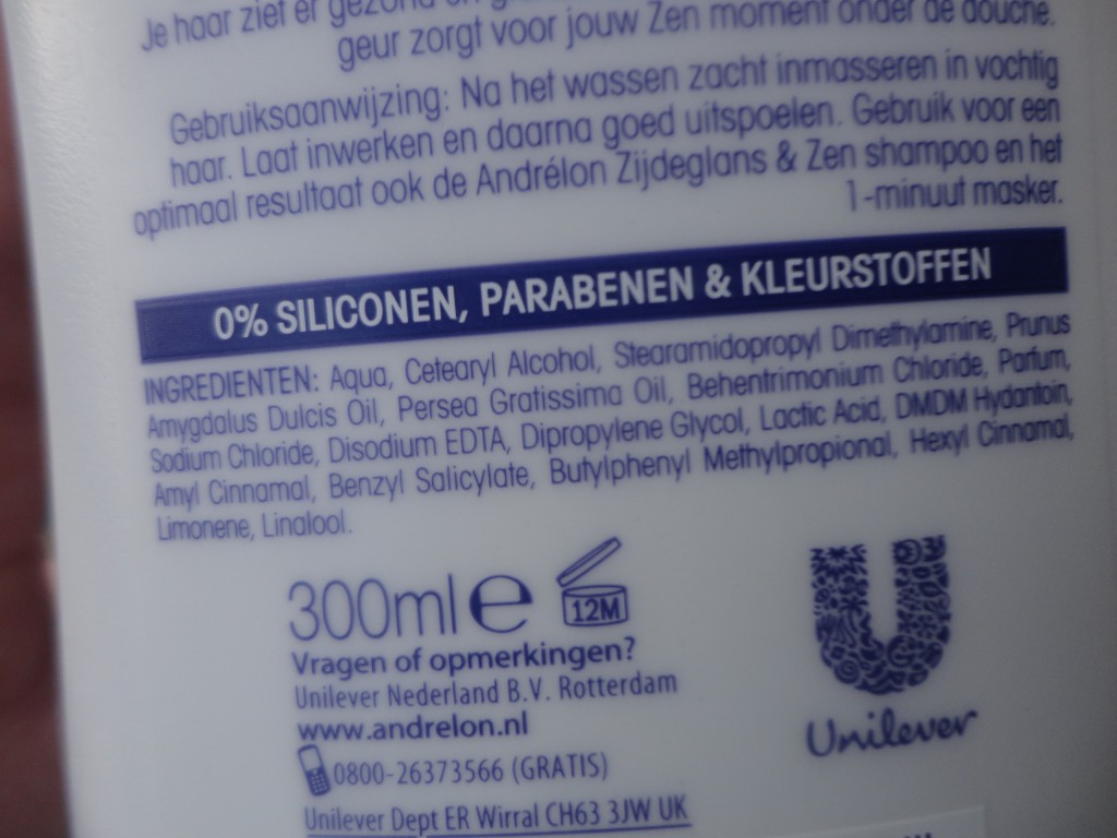 Andrelon natuurlijk puur conditioner