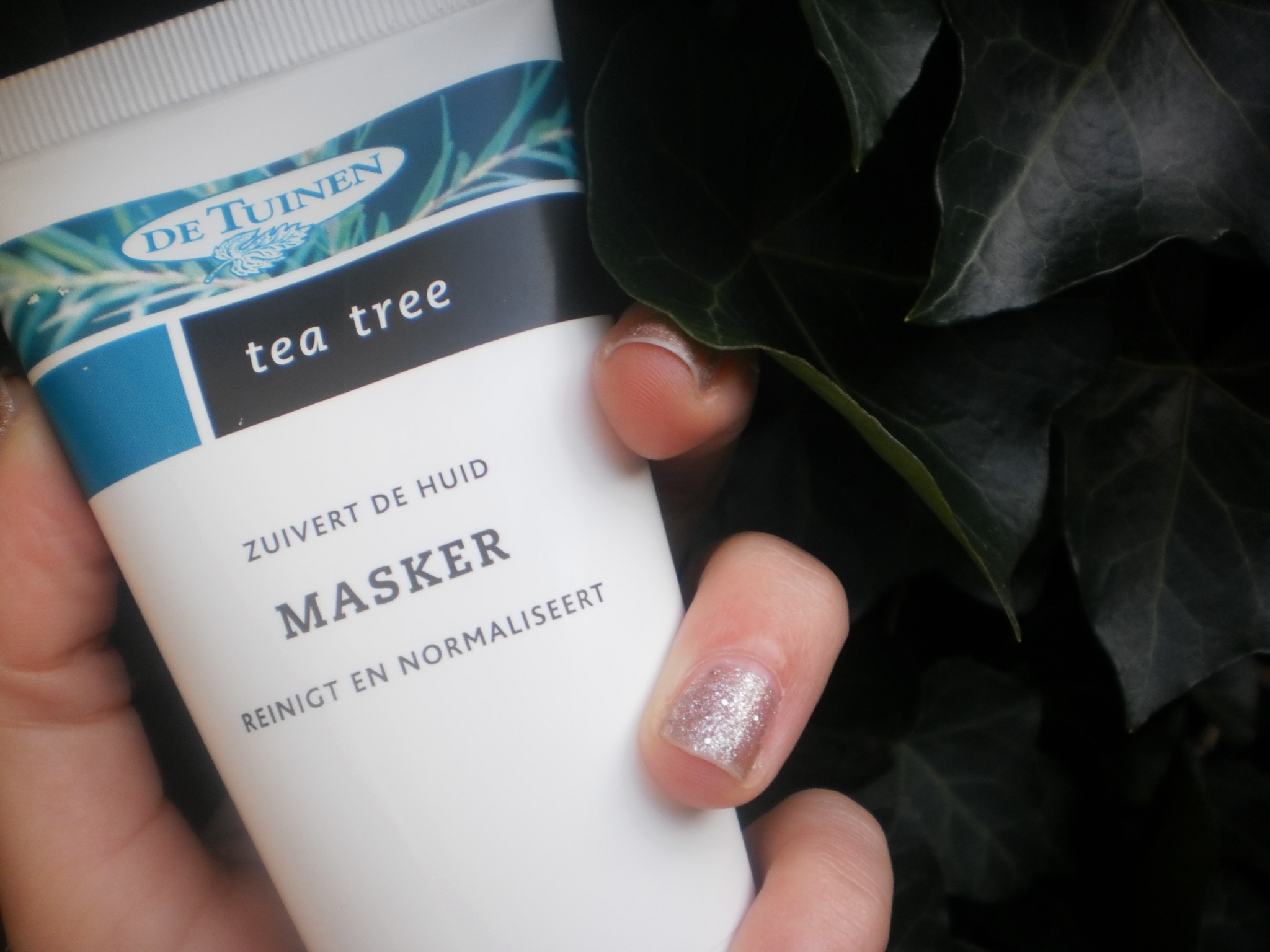 Review: De tuinen Tea Tree masker Twinkelbella