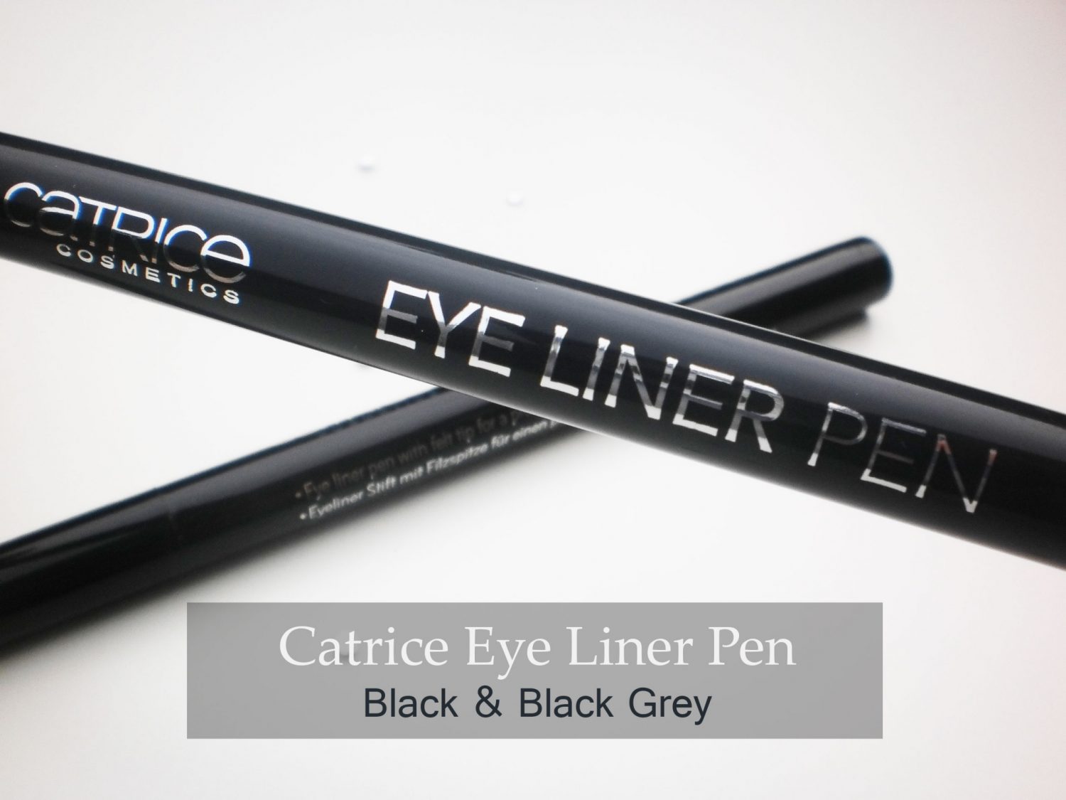 Review: Catrice Eyeliner Pen Black & Black Grey