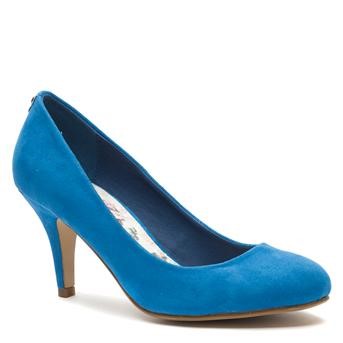 blauwe pumps