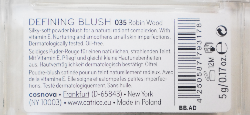 Catrice Blush Robin Wood