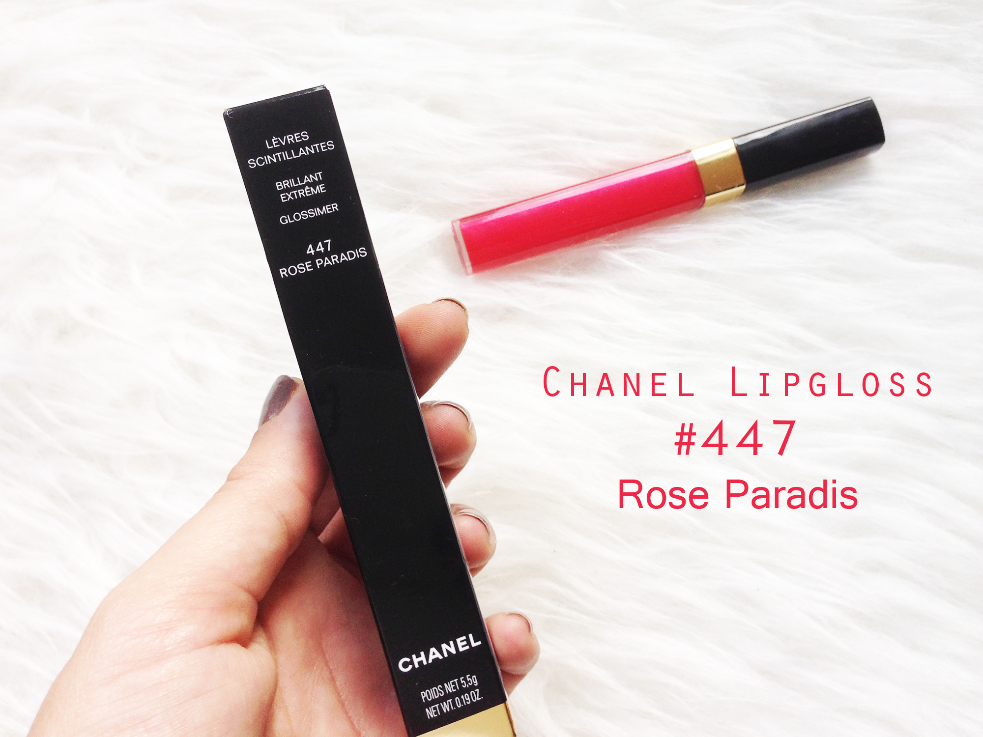 Chanel Lipgloss 447 Rose Paradis Twinkelbella