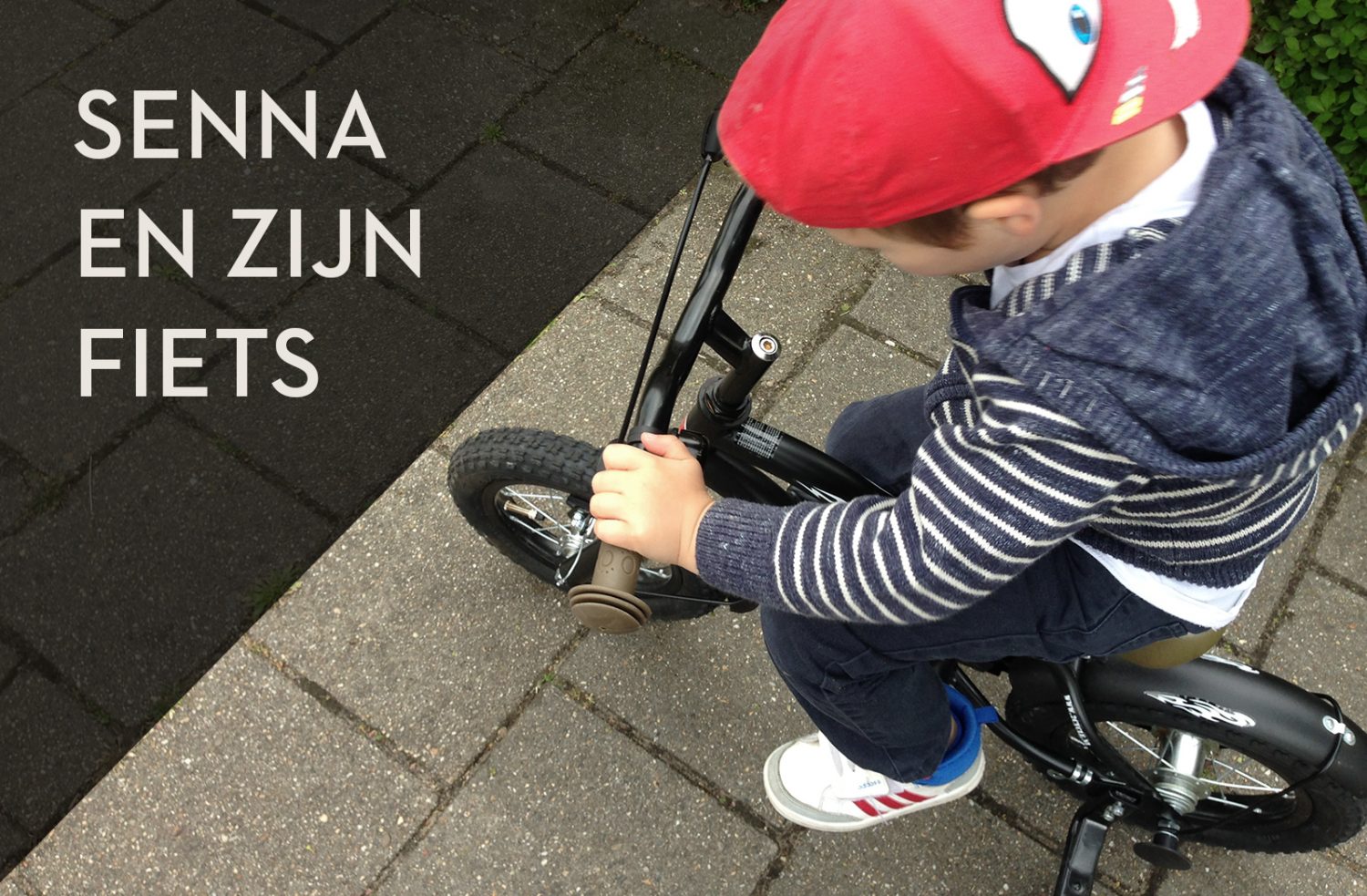 Senna en zijn fiets!