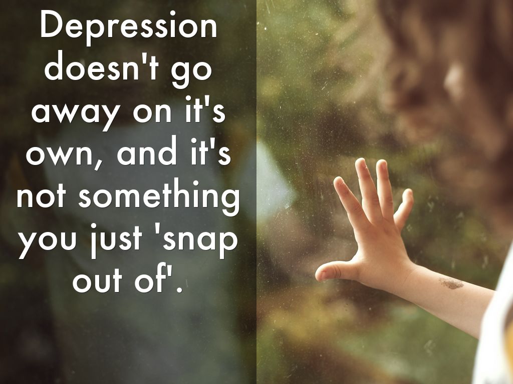 Depressief? Ga wat doen!