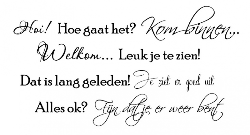 Wat is er mis met hallo?! (groeten in een wachtruimte)