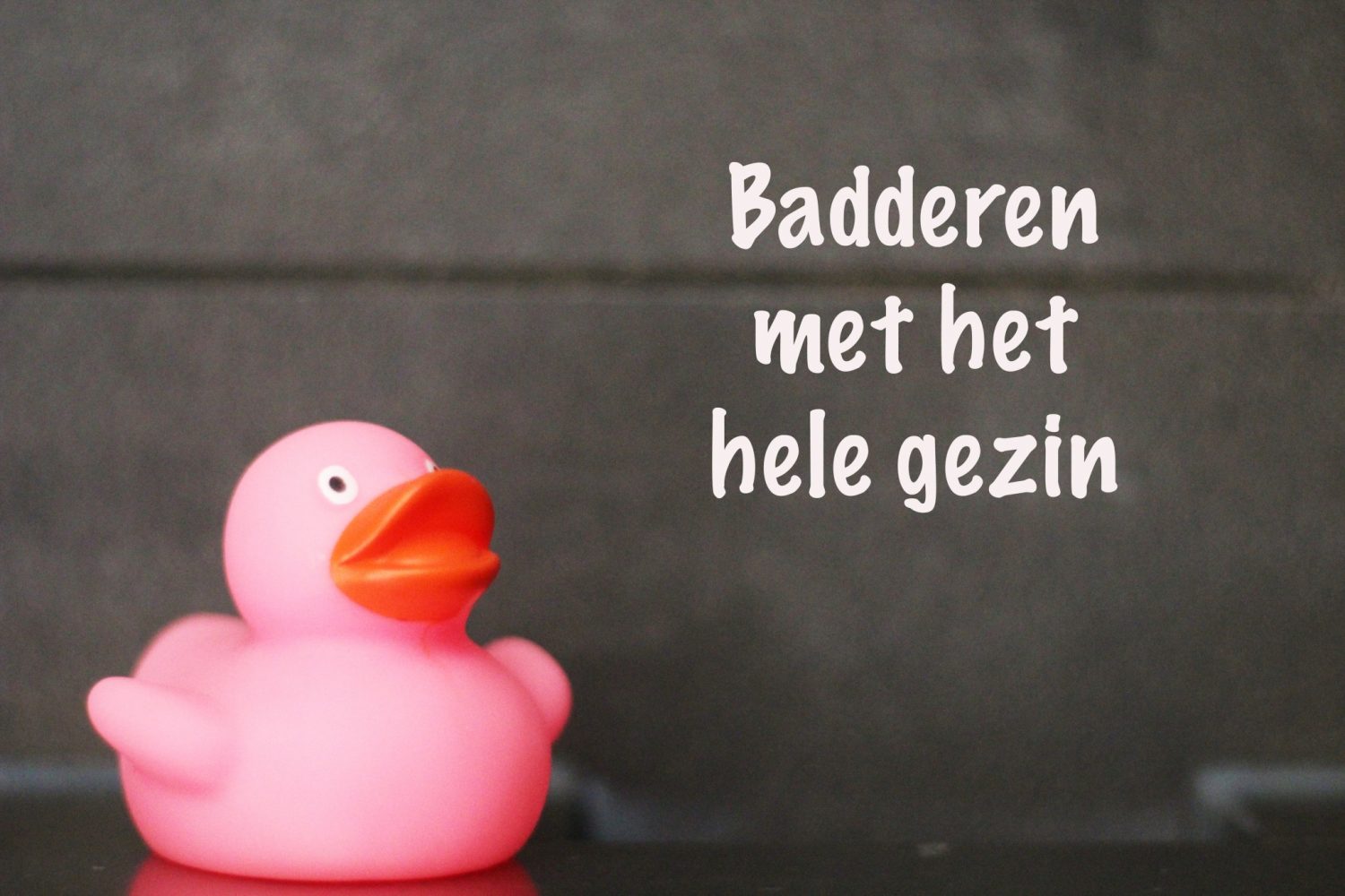 Badderen met het hele gezin!