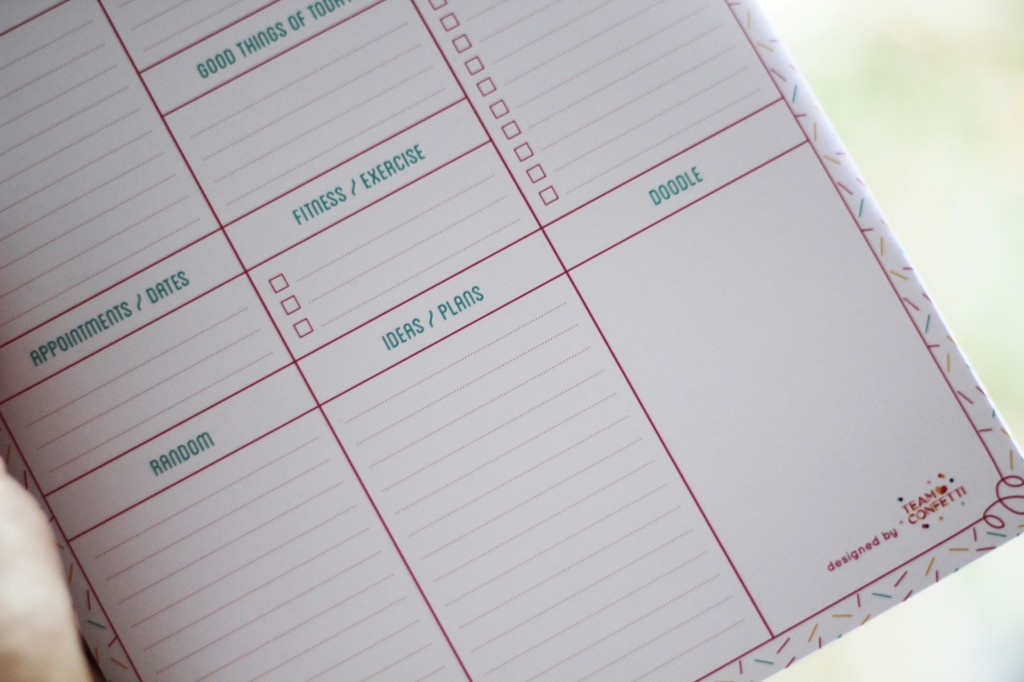 Team Confetti Daily Planner