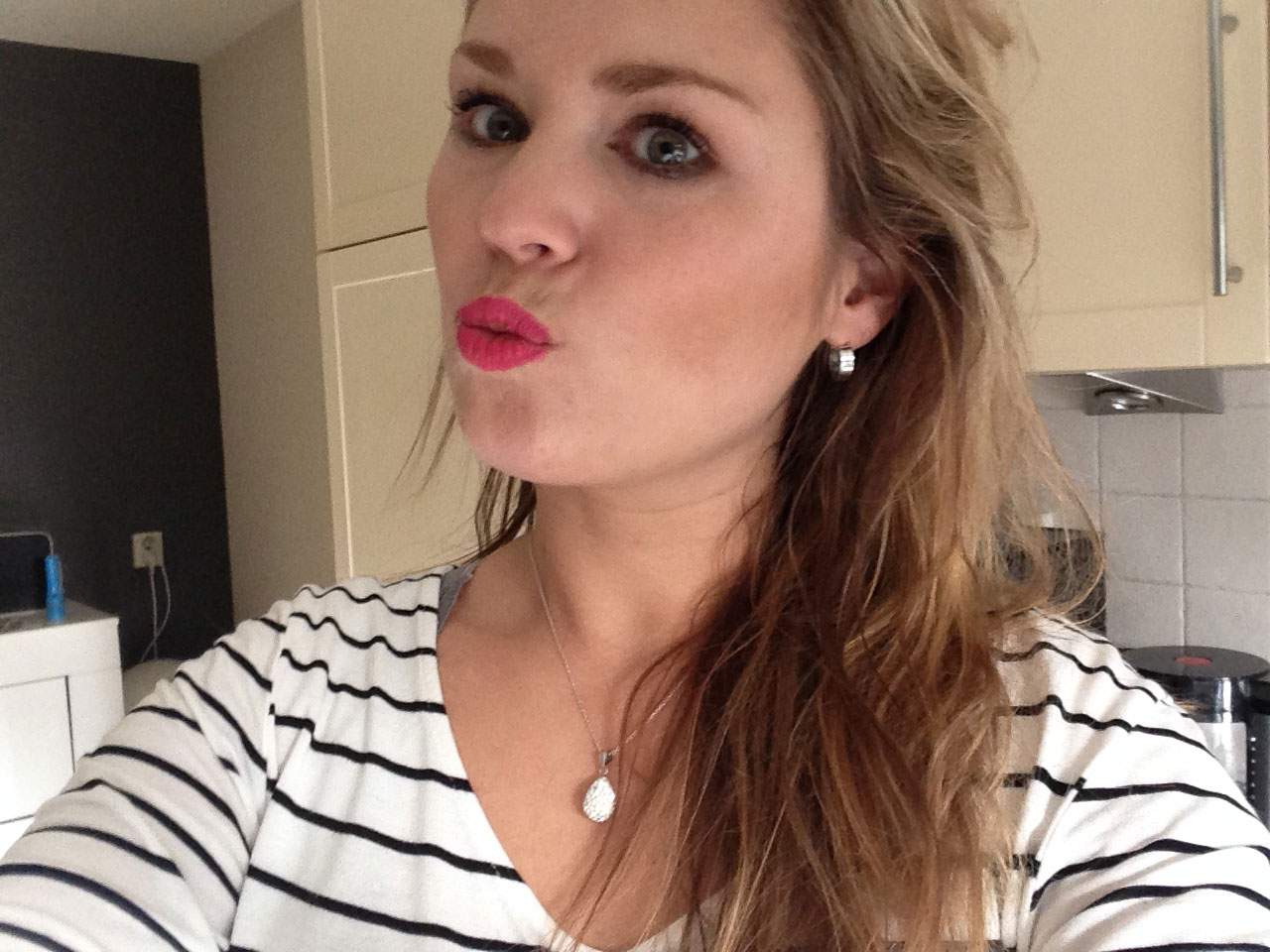 roze lipstick