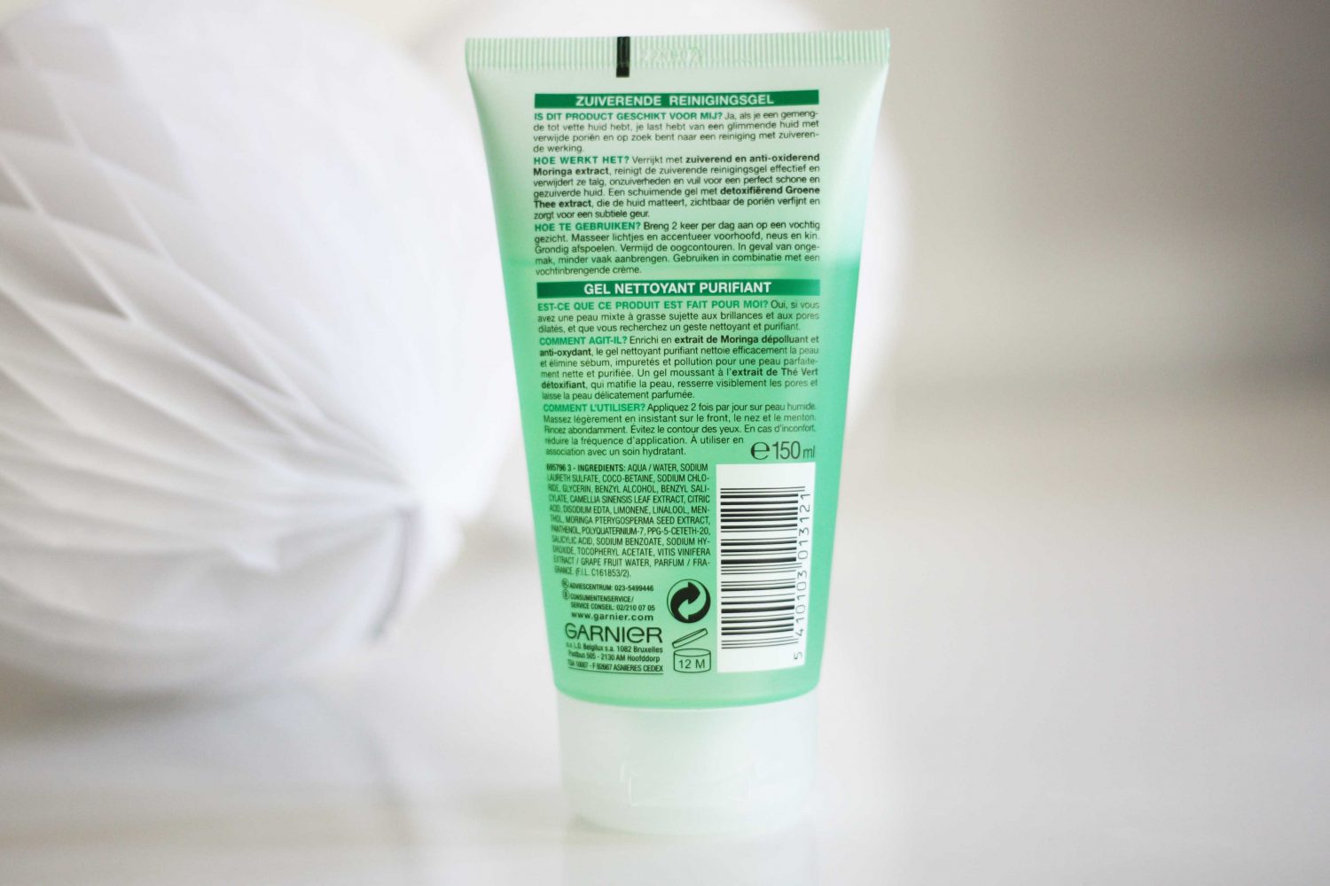 Garnier zuiverende reinigingsgel
