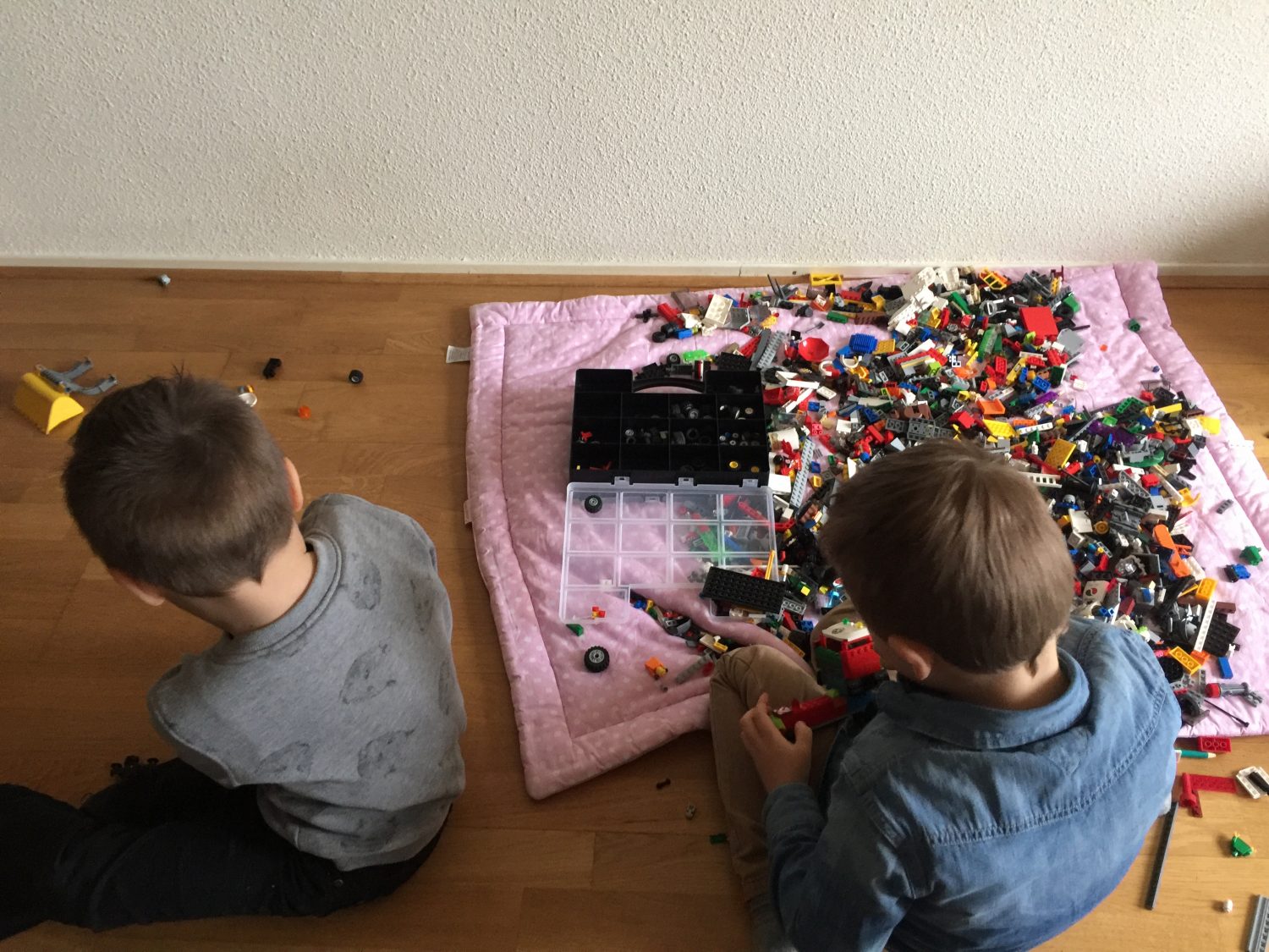 spelen met lego