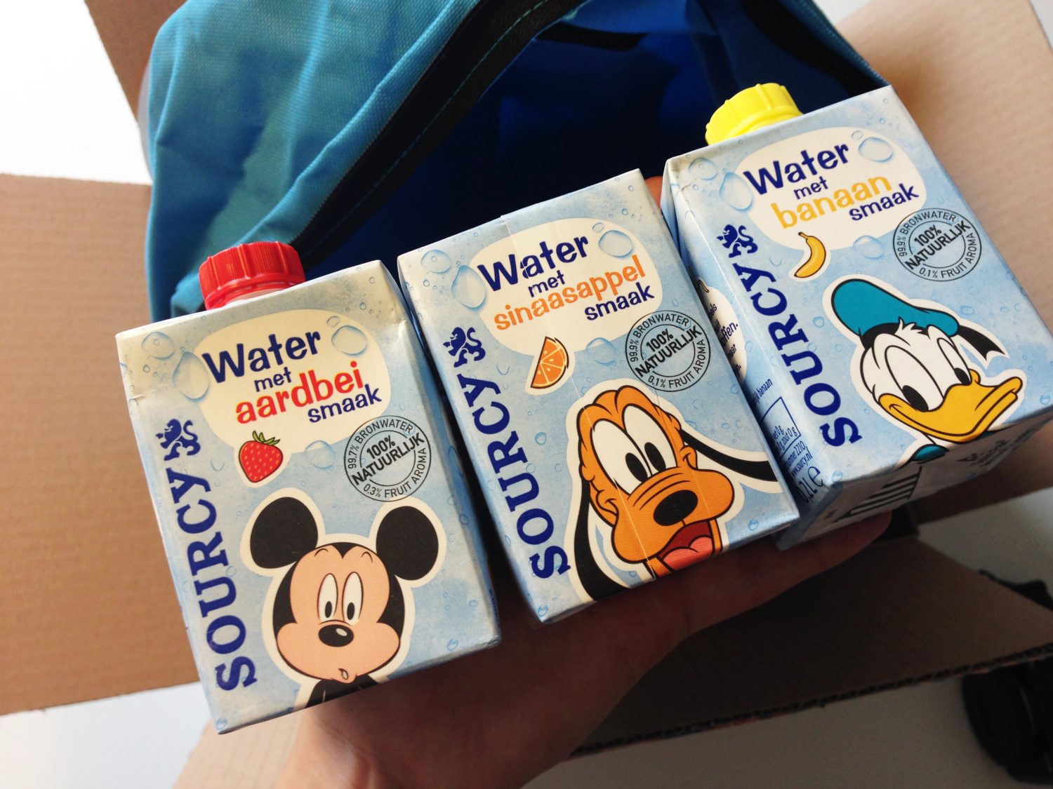 Sourcy water met een smaakje