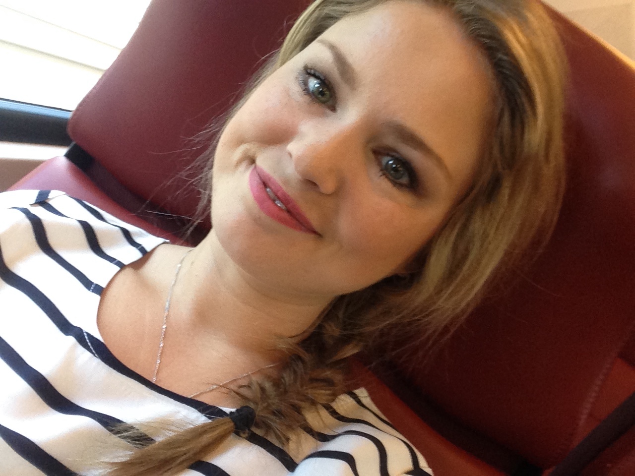 in de trein