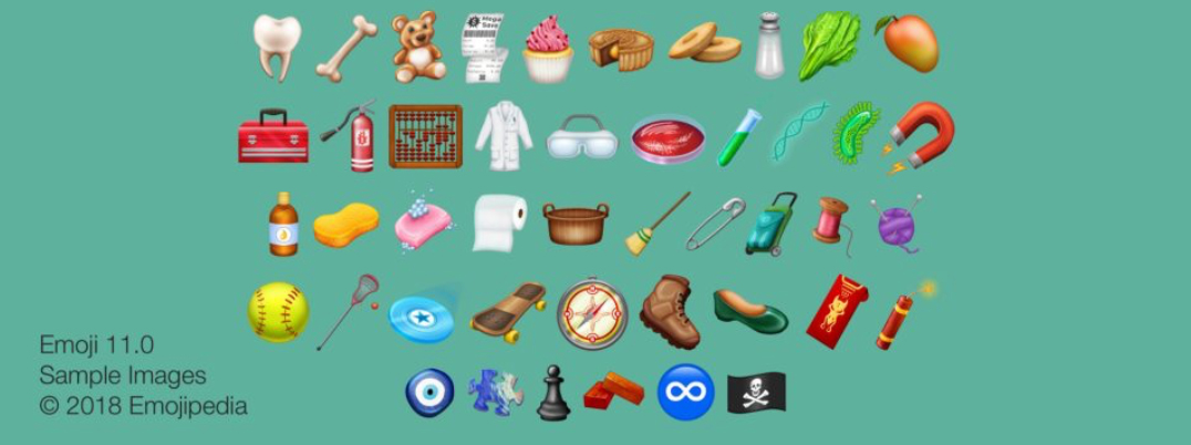 De nieuwe Emoji voor dit jaar! (het zijn er 157 en ze zijn leuheuk!)